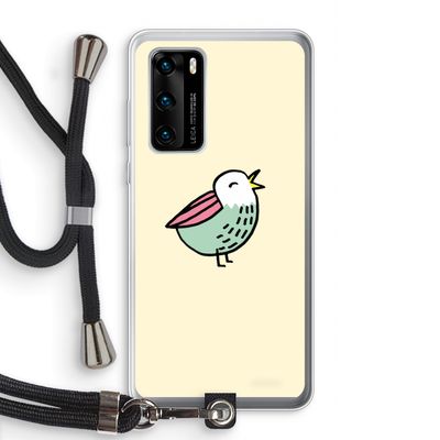 Birdy: Huawei P40 Transparant Hoesje met koord