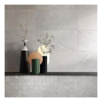 Edimax Astor Velvet Vloer- en wandtegel | 30x60 cm | Gerectificeerd | Marmerlook | Mat Grijs