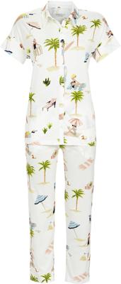 Zomerse kleurrijke doorknooppyjama