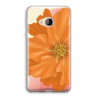 Orange Ellila flower: HTC U Play Transparant Hoesje