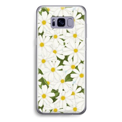 Summer Daisies: Samsung Galaxy S8 Plus Transparant Hoesje