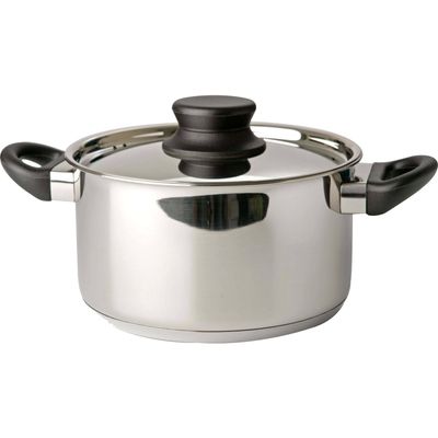 Mammoet Kookpan met deksel Cottage 18 cm 2.6 l Roestvrijstaal