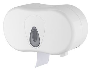 PlastiQline PlastiQline 2-rols toiletrolhouder (standaard) PQTMDuo - wit