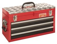 Bahco Metalen gereedschapskist met 3 lades | heavy-duty | 310 mm x 455 mm x 192 mm - 1484THD3RB