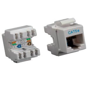 ROLINE Cat.5e Keystone, RJ-45, lichtgrijs