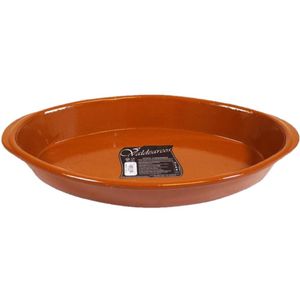 Concorde Tapas ovenschaal/serveerschaal - ovaal - terracotta - 5 liter - 37 x 23 x 6 cm - Snack en tapasschalen