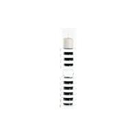 Kaarshouder DKD Home Decor 6 x 6 x 28 cm Kristal Zwart Transparant