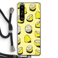 When Life Gives You Lemons...: Sony Xperia 1 III Transparant Hoesje met koord
