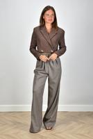 Sage & Ivy broek Randy wool strass brown