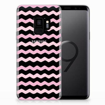 Samsung Galaxy S9 | TPU bumper | Waves Roze