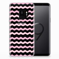 Samsung Galaxy S9 | TPU bumper | Waves Roze