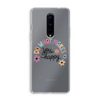 Happy days: OnePlus 8 Transparant Hoesje