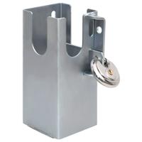 VidaXL Trekhaakslot 11x11x23,5 cm staal zilverkleurig VidaXL Trekhaakslot 11x11x23,5 cm staal zilverkleurig