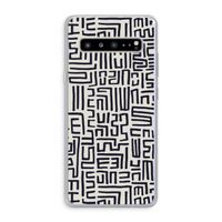 Moroccan Print: Samsung Galaxy S10 5G Transparant Hoesje