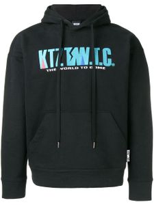 KTZ sweat à capuche à logo brodé - Noir