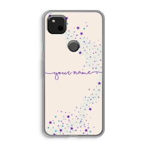 Sterren: Google Pixel 4a Transparant Hoesje
