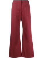 There Was One pantalon cargo ample à taille haute - Rouge