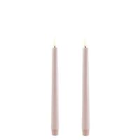 Uyuni Led Tafelkaars Beige - 25CM - Set van 2