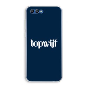 Topwijf Navy: Honor 10 Transparant Hoesje