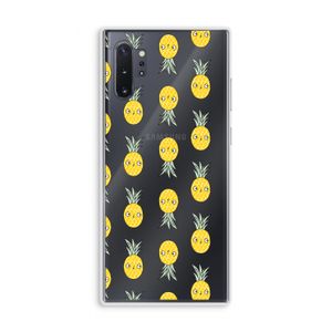 Ananas: Samsung Galaxy Note 10 Plus Transparant Hoesje