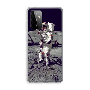 Spaceman: Samsung Galaxy A72 Transparant Hoesje