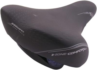 Fietszadel Selle Bassano Volare XXL BigCity met elastomeer demping - zwart