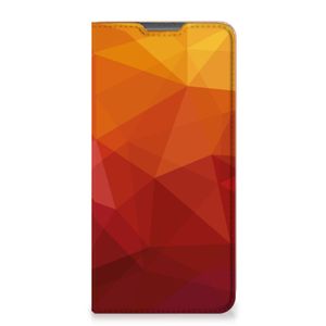 Stand Case voor Motorola Moto G52 | Moto G82 Polygon Red