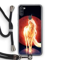 Last Unicorn: Samsung Galaxy A11 Transparant Hoesje met koord