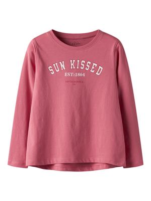 Name it winter top meisjes - roze - NkfViolet - loose fit