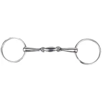 Harrys Horse dubbel gebroken watertrens zilver maat:11.5cm