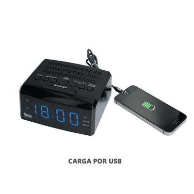 Radio alarmklok LED PLL FM 0,5 W