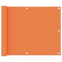 vidaXL Balkonscherm 75x400 cm oxford stof oranje