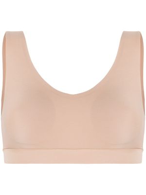 Chantelle bralette matelassée - Tons neutres