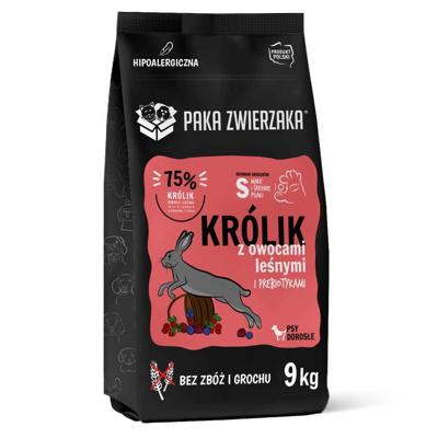 PAKA ZWIERZAKA Rabbit with forest fruits S - droog hondenvoer - 9kg