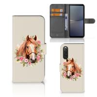 Telefoonhoesje | Met pasjeshouder | voor Sony Xperia 10 V Paard