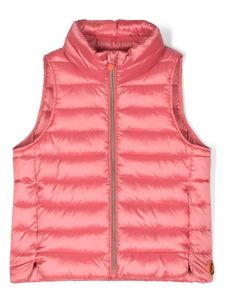 Save The Duck Kids Iris zip-up padded gilet - Rose