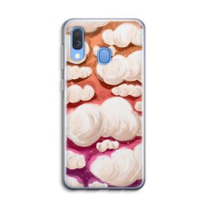 Katoen Wolken: Samsung Galaxy A40 Transparant Hoesje