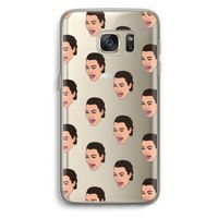 Ugly Cry Call: Samsung Galaxy S7 Transparant Hoesje