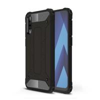 Magic Armor TPU + PC combinatie geval voor Galaxy A70 (zwart)