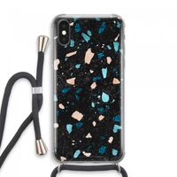 Terrazzo N°11: iPhone XS Max Transparant Hoesje met koord