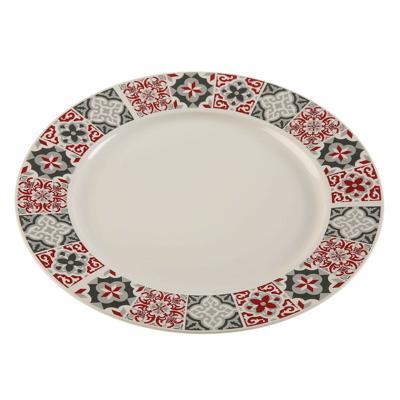 Dinerbord Versa Kastanjebruin Multicolour Porselein