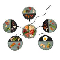 Chef's Dinner Party - Gourmetstel - Glazed Grey - 5 personen - PFAS-vrij