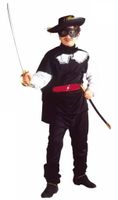 Zorro ruiter kostuum kind - thumbnail