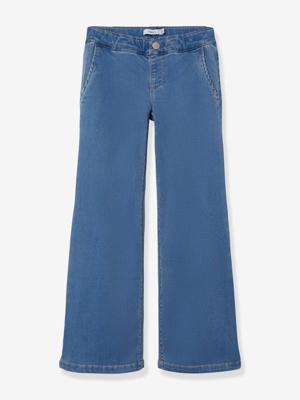 NAME IT wijde jeans voor meisjes van Lyocell gebleekt denim