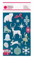 Martha Stewart • glittered icon stickers