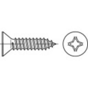 TOOLCRAFT 1068291 Verzonken plaatschroeven 6.3 mm 32 mm Kruiskop Phillips DIN 7982 RVS A2 250 stuk(s)