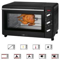 Clatronic MBG 3728 30 l 1500 W Zwart, Roestvrijstaal Grill - thumbnail