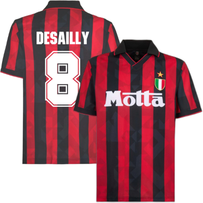 AC Milan Retro Voetbalshirt 1993-1994 + Desailly 8