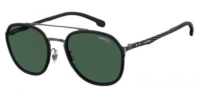 Carrera Eyewear zonnebril 8033/G/S piloot heren zwart met groene lens