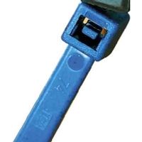 Hellermann Tyton 111-00829 kabelbinder Polyamide Blauw 100 stuk(s) - thumbnail